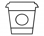 design starbucks cup ultra circle
