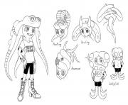 Splatoon Characters Marie