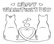 Valentines Day Cats in Love