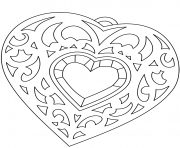 heart shaped medallion