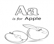 letter a is for apple