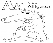letter a is for alligator