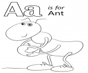letter a is for ant
