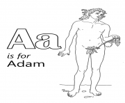 letter a is for adame