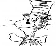 Dr Seuss Cat in the Hat Pencil Drawing