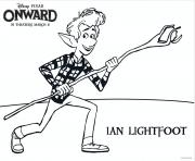Printable Ian Lightfoot Onward coloring pages