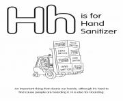H is for Hand Sanitizer