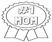 mothers day number mom ribbon