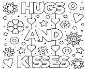 mothers day hugs and kisses flowers hearts