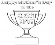 mothers day best mom trophy