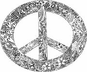 Peace Sign Mandala