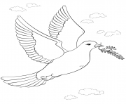 peace dove with olive branch