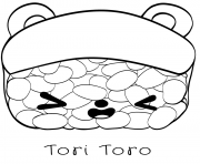 Tori Toro Sushi Num Noms Coloring Sheets