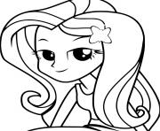 My Little Pony Equestria Girls Fluttershy cute princess
