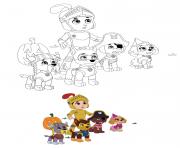Printable Halloween Paw Patrol 2020 coloring pages