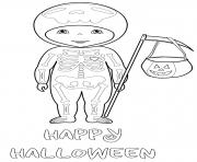 halloween skeleton trick treat costume