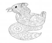 fall patterned squirrel with acorn for adults