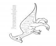 dinosaur parasaurolophus