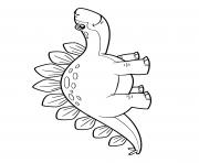 dinosaur cartoon stegosaurus