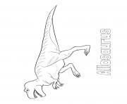 dinosaur allosaurus