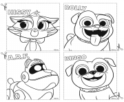 Disney Puppy Dog Pals Cards Hissy Rolly ARF bingo