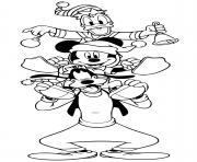 Mickey Donald Goofy tower
