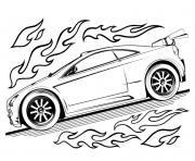 Printable Hot Wheels for Kids Printable coloring pages