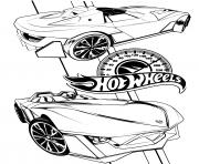 Printable Hot Wheels Printable car for kids coloring pages