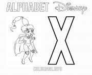 X for Xandra from Legend of the Three Caballeros