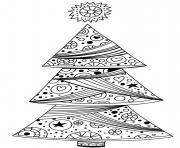 Pretty decorative Christmas tree