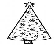 Tall and thin Christmas tree