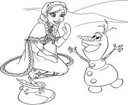 olaf dance for anna Frozen