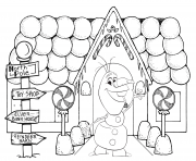 Gingerbread House Olaf Frozen
