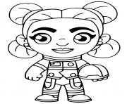 Printable Siona fortnite coloring pages