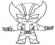 Printable Wolverine fortnite coloring pages