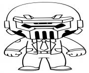 Printable Ghost Brutus Fortnite coloring pages