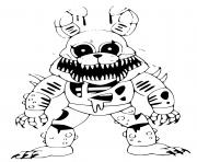 Printable Twisted Bonnie coloring pages