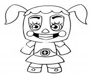 Printable Plush Baby coloring pages