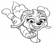 Printable Skye from PAW Patrol coloring pages