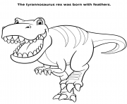 Printable Tyrannosaurus Rex for Kids coloring pages