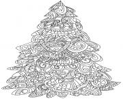 christmas for adults patterned tree