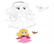 Disney Princess Aurora With Bird