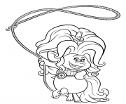 Coloring Pages Delta Dawn Country Troll with Lasso