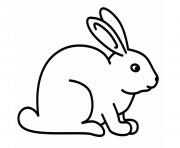 easy simple rabbit animal