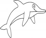 Simple Funny Dolphin