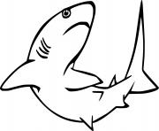 Very Simple White Shark