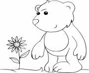 Little Bear and a Flower