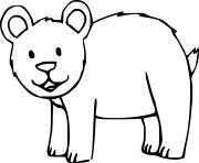 Cartoon Funny Bear