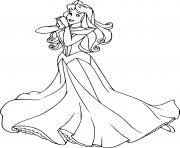 Aurora Running Disney Princess