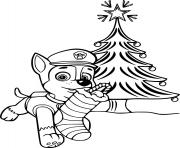 Paw Patrol Chase and a Christmas Tree